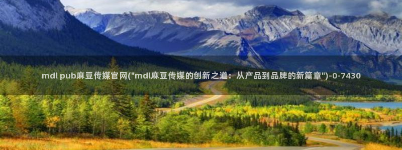 麻豆演员描述