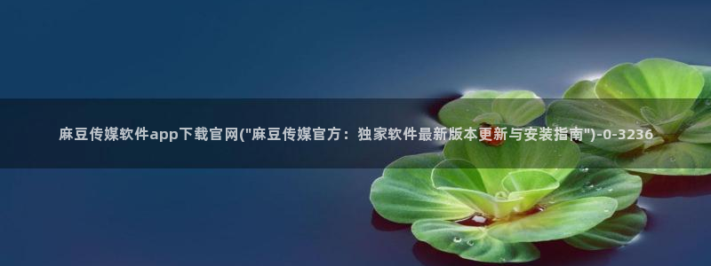 麻豆剧情页